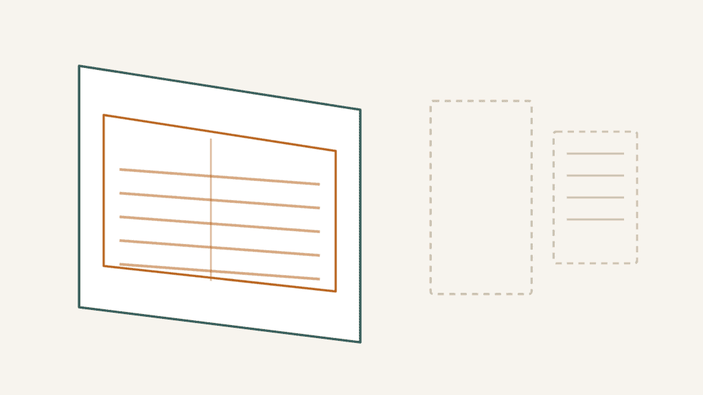 Inside of a kitchen cabinet door showing where a manufactured home data plate is glued